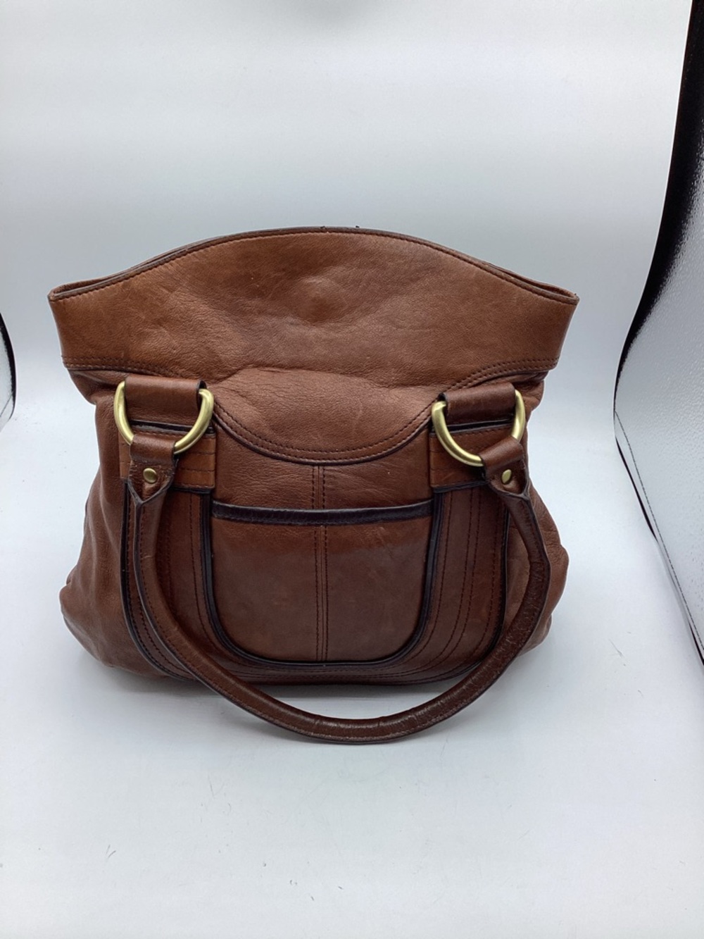 North Style Italian Leather Handbag